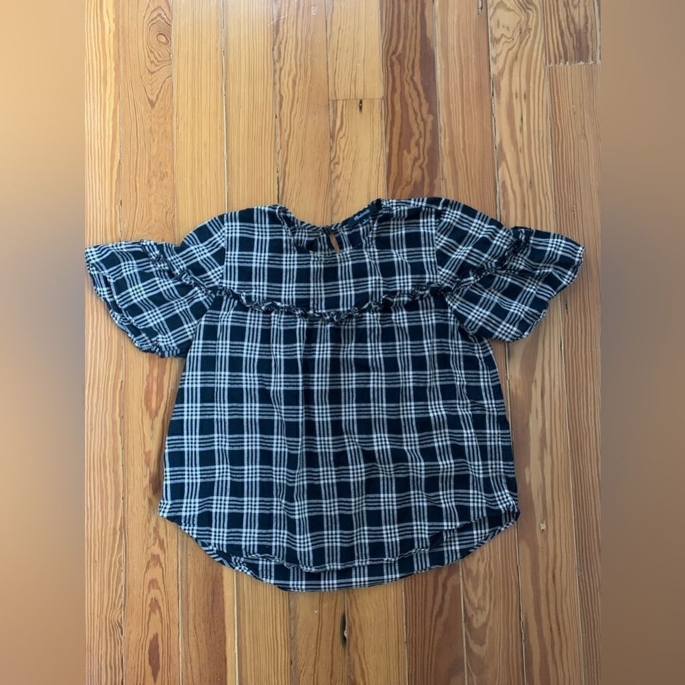 Madewell Plaid Top